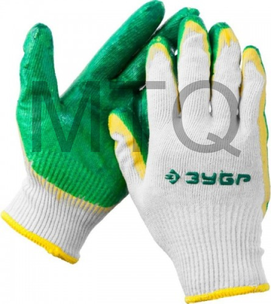 ЗУБР СТАНДАРТ, L-XL, трикотажные, утеплённые перчатки (11461-XL)