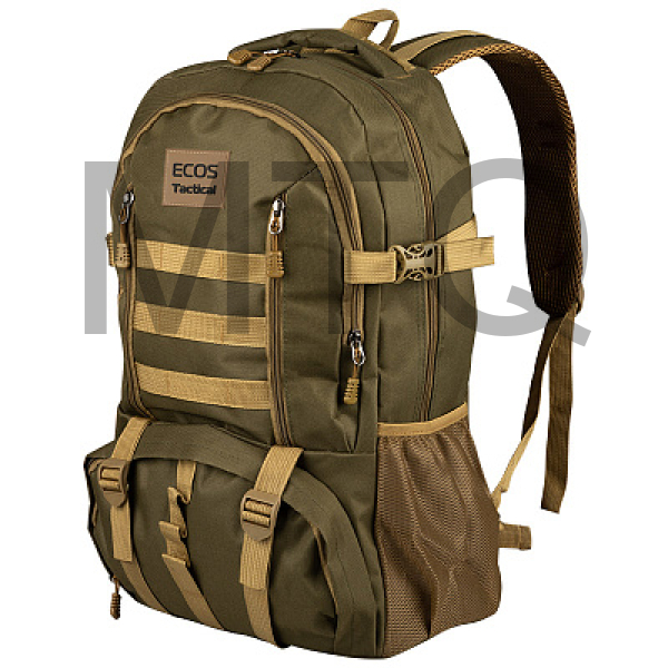 ECOS Рюкзак MB-01, цвет: тёмно-зелёный, объём 30л 105587