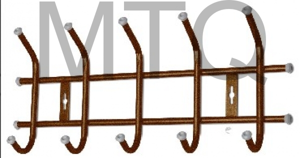 Вешалка НИКА Вешалка настенная ВНТ5 (ВНТ5 медный антик)