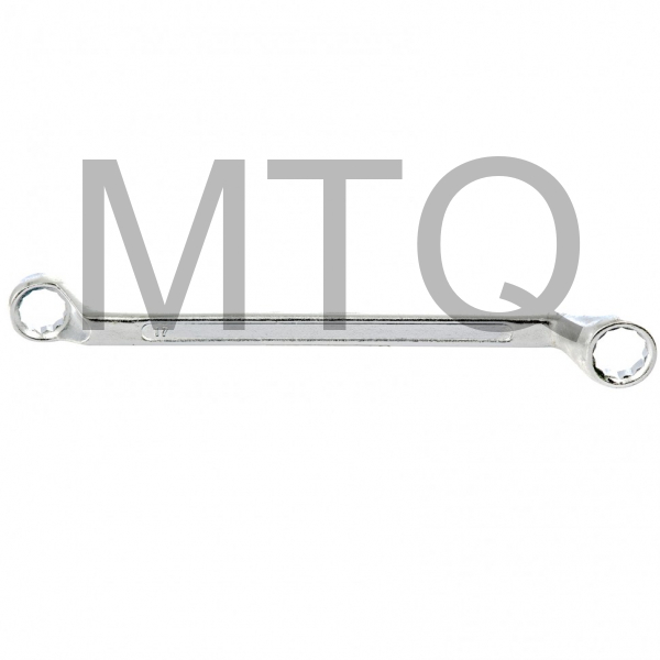 Ключ накидной коленчатый, 17 х 19 мм, хромированный Sparta