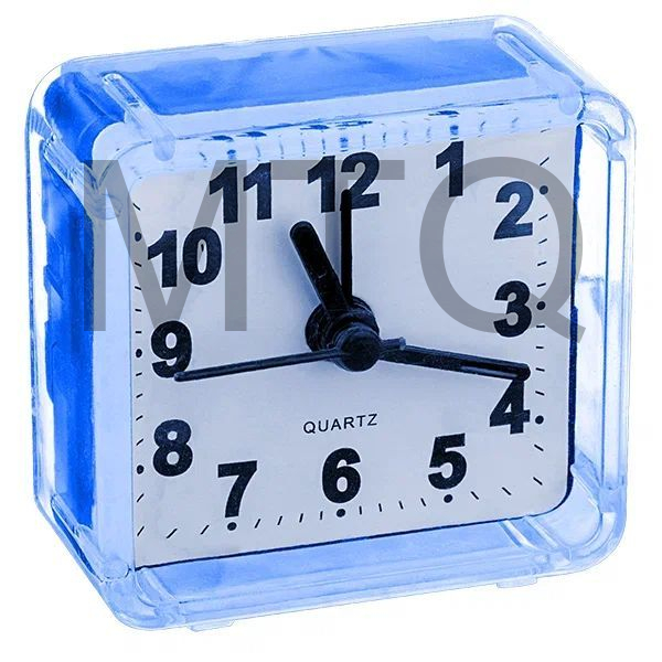 PERFEO (PF_C3088) Quartz часы-будильник "PF-TC-001", квадратные 5,5*5,5 см, синие