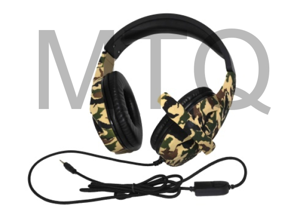 Наушники проводные с микрофоном TUCCI A1 камуфляж