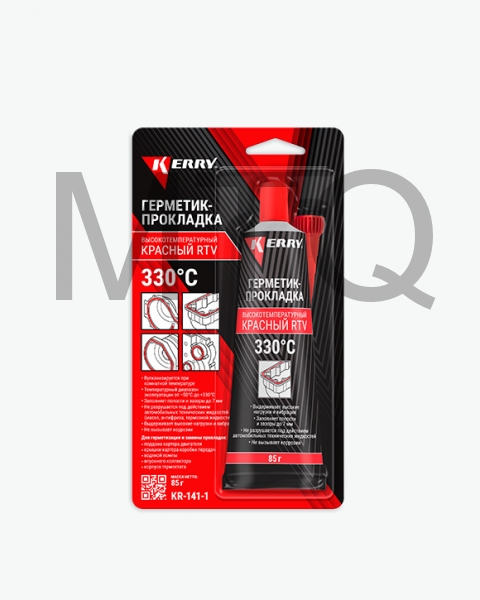 Герметик-прокладка красный KERRY KR-141-1 85 г.