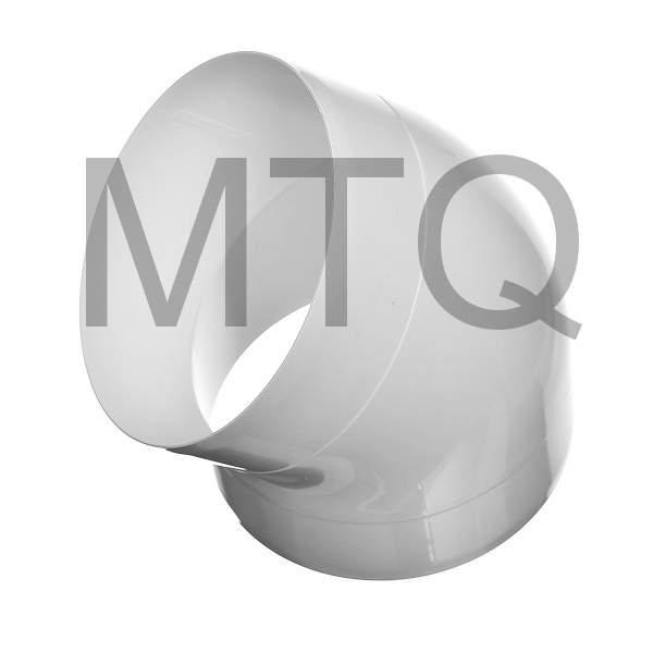 ERA 12,5ККП Колено круглое пластик 45° D 125