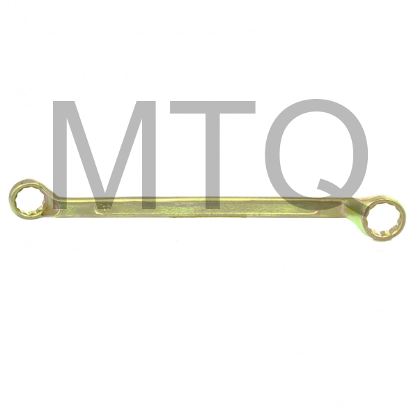 Ключ накидной, 19 х 22 мм, желтый цинк Сибртех