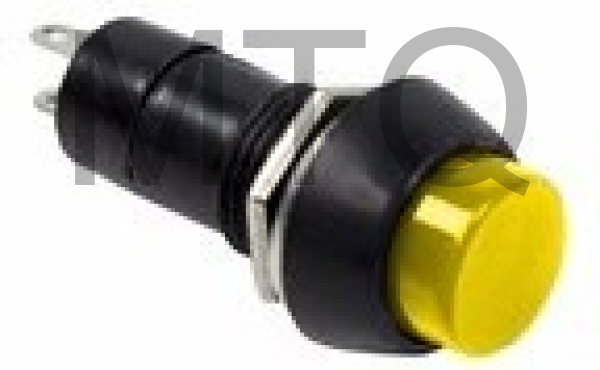 REXANT(36-3043) выключатель-кнопка (PBS-11В) желтый (100)