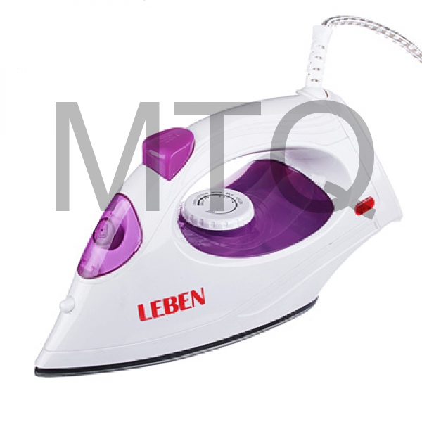 Утюг LEBEN 249 002 белый/фиолетовый