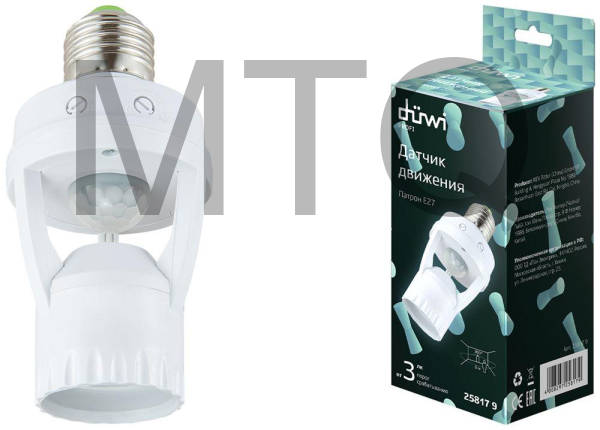 DUWI 25817 9 DDL-01 60Вт E27 белый