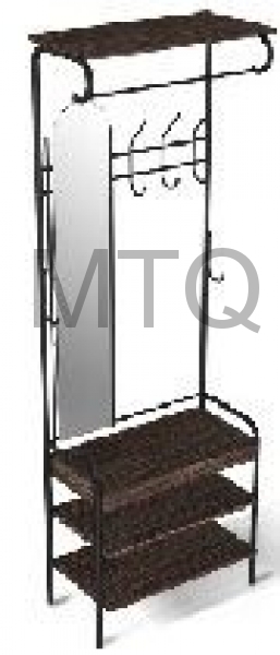 SHEFFILTON Вешалка M-3026 венге/черный