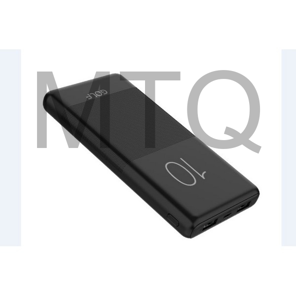Powerbank GOLF G80_Black   10000 Mah