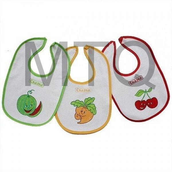 Нагрудник СКАЗКА на липучке, 185х160 мм