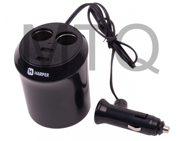 Разветвитель HARPER DP-186 разветвитель на 2 выхода + 2 USB