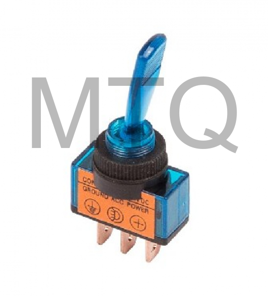 REXANT (36-4371) тумблер (ASW-13D) с синей подсветкой (100)