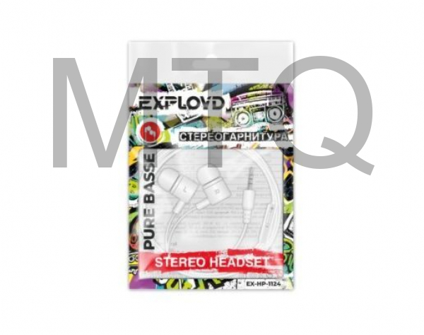EXPLOYD EX-HP-1124 3.5mm белый 1.2М Classic
