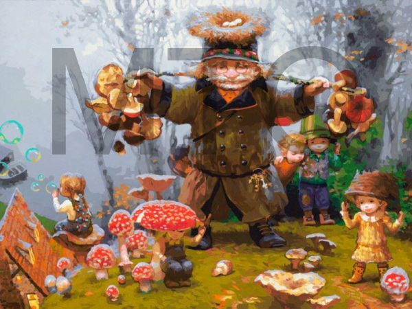 БЕЛОСНЕЖКА 953-AS Веселые грибники