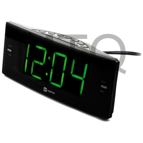 РАДИОЧАСЫБУДИЛЬНИК HARPER HCLK-2050 WHITE LED