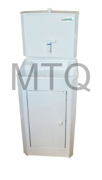 ЧИСТЮЛЯ умывальник (бак полимерное покр. без ЭВН+мойка пластм.) белый