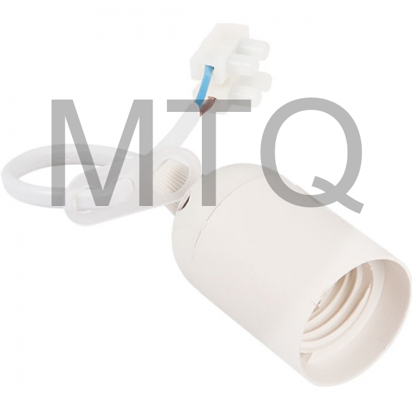 REXANT 11-8801 Патрон подвесной с клемм колодкой E27 белый