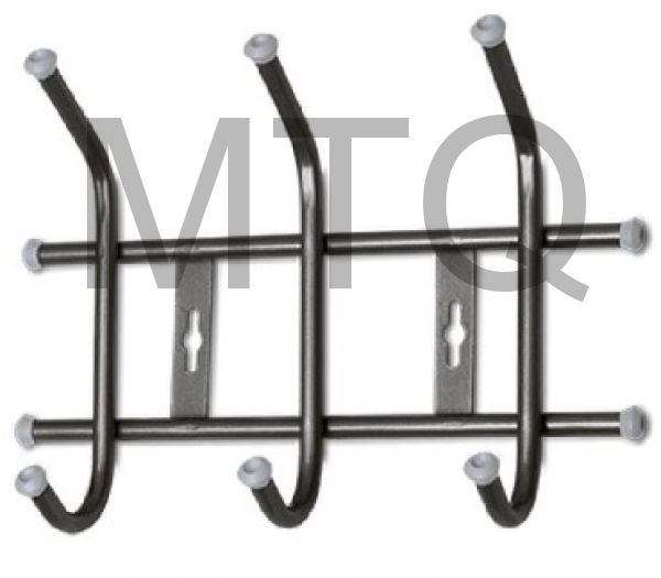 Вешалка НИКА Вешалка настенная (ВНТ3 черный)