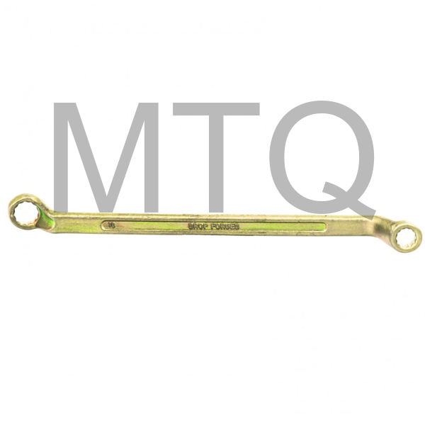 Ключ накидной, 10 х 11 мм, желтый цинк Сибртех