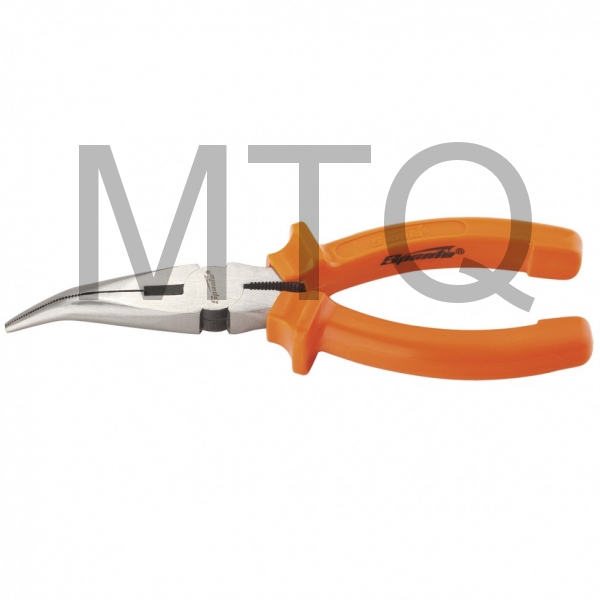 Длинногубцы изогнутые Classic, 160 мм, шлифованные, пластмассовые рукоятки Sparta