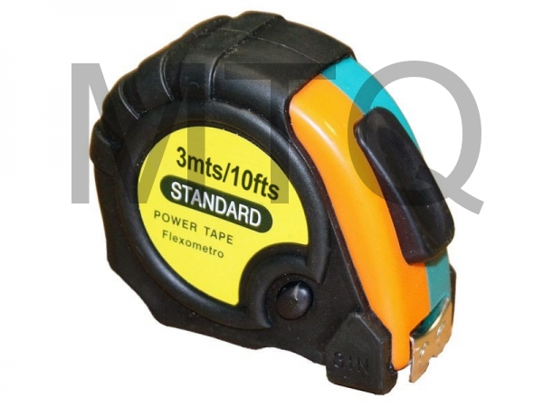 Рулетка с 3 фиксаторами STANDARD 3m*10mm