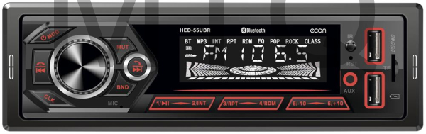 ECON HED-55UBR MP3/WMA