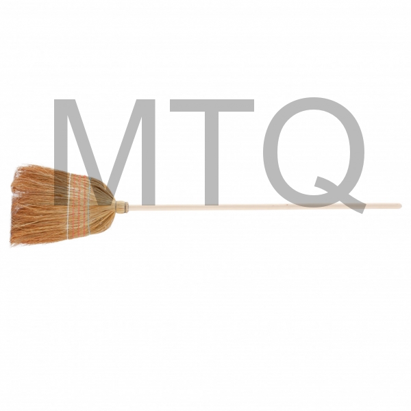 Метла натуральная, деревянный черенок Россия