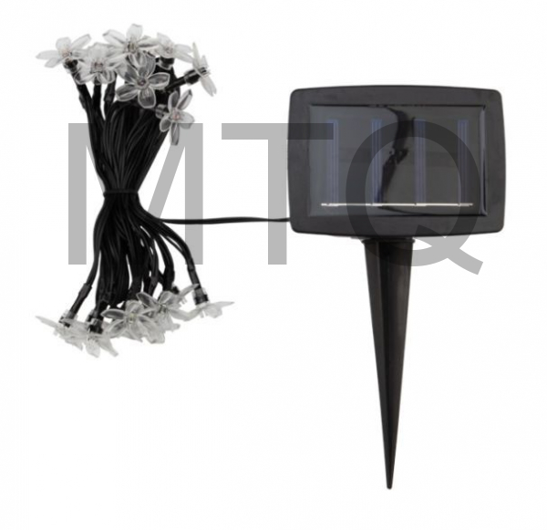 LAMPER (602-270) Каскад Lamper Ночной букет LED 4 м с выносной солнечной панелью 2 м и аккумулятором