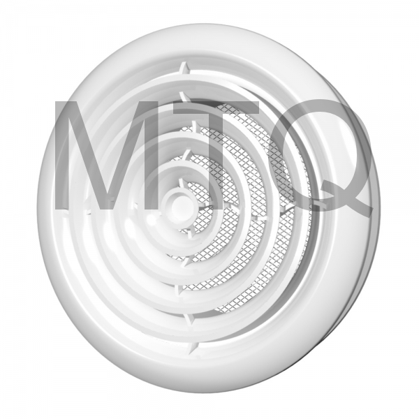 ERA 12,5DK Диффузор приточно-вытяжной со стопорным кольцом и фланцем D125