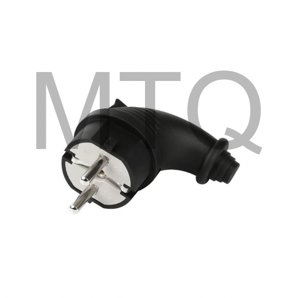 SMARTBUY (SBE-16-P08-R) вилка, угловая 1-местная