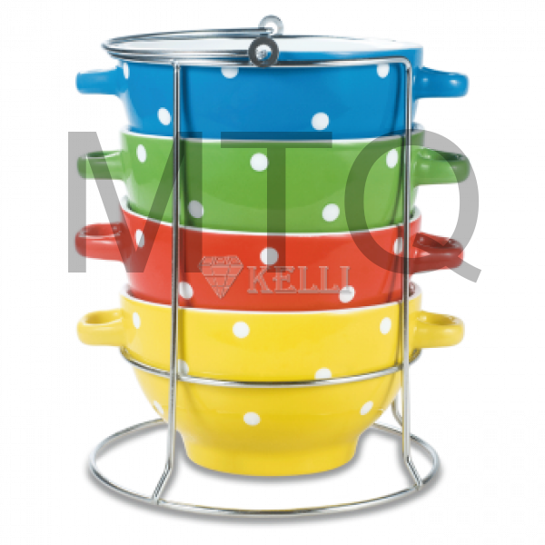 Набор бульонниц KELLI KL 384 0,68л.