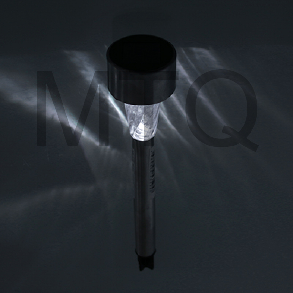 Фонарь садовый INBLOOM на солн. батарее 1.2В 40 мАч, пластик, нерж.сталь, 4,7х31см 185-034