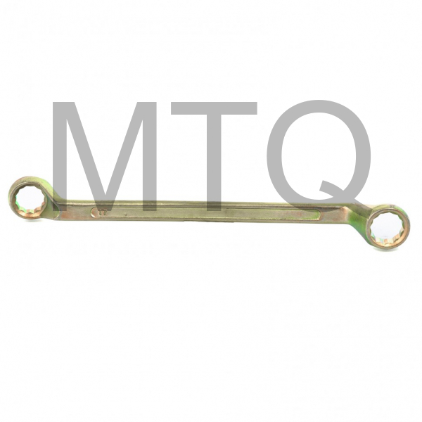 Ключ накидной, 17 х 19 мм, желтый цинк Сибртех