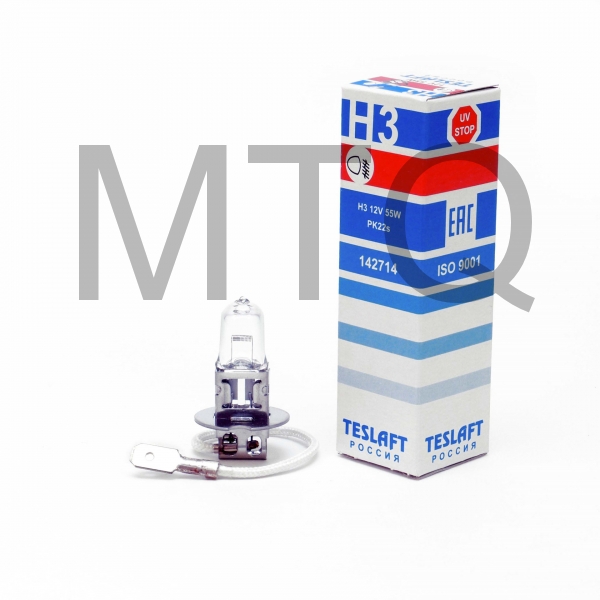 Лампа 12V H3 55W Teslaft 1 шт. картон