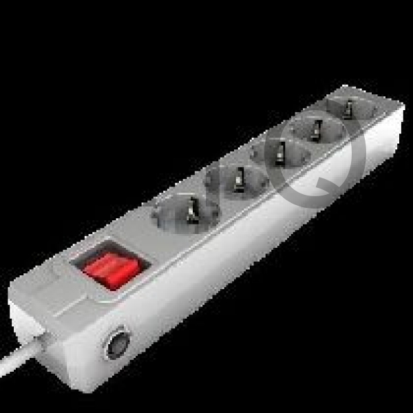 PERFEO (PF_A4670) "POWER+" - 6 роз - 1,8м - черный
