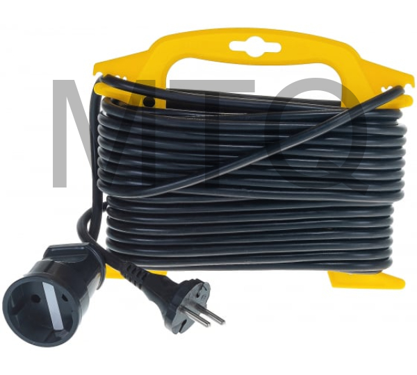 STAYER Удлинитель на рамке "MF 207", 15 м, 2200 Вт, 1 гнездо, ПВС 2х0,75 мм2 55014-15_z01