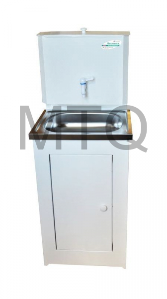 ЧИСТЮЛЯ умывальник (бак полимерное покр. без ЭВН+мойка нерж.) белый