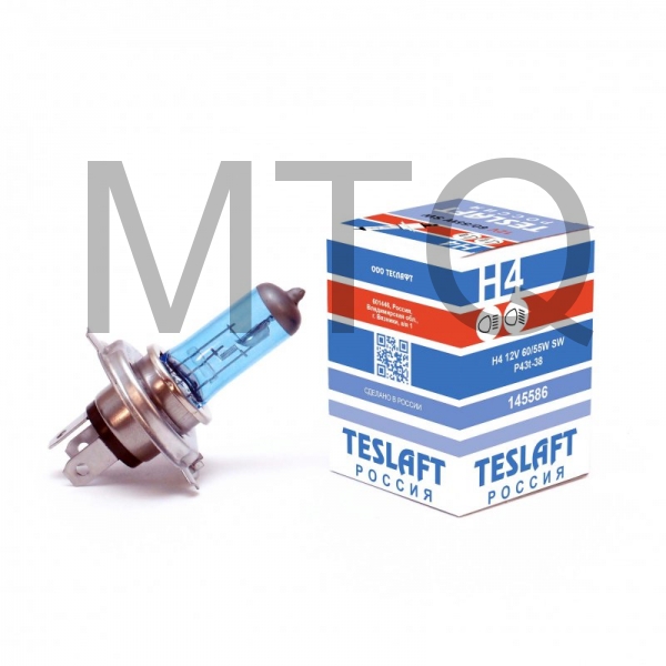 Лампа 12V H4 60/55W Teslaft 1 шт. картон