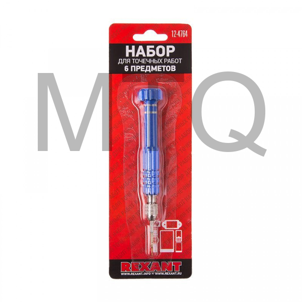 REXANT (12-4764) НАБОР ДЛЯ ТОЧЕЧНЫХ РАБОТ 6 ПРЕДМЕТОВ