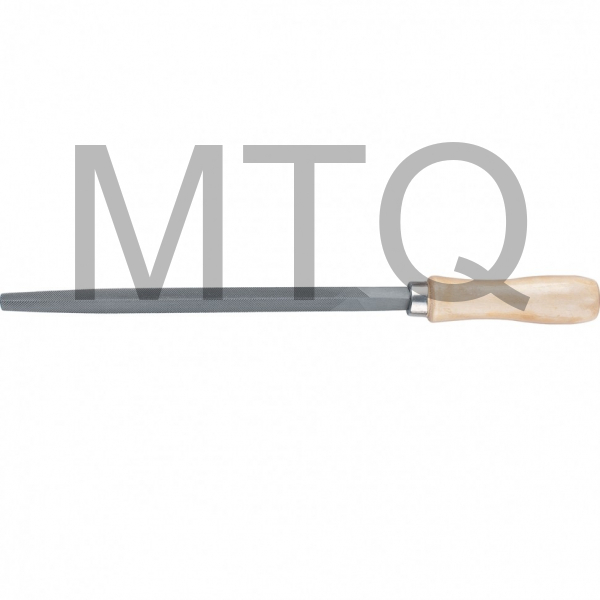 Напильник трехгранный, 200 мм, деревянная ручка Сибртех