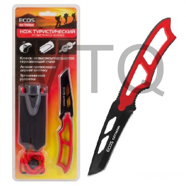 ЭКОС EX SW B01R Нож туристический красный (325124)