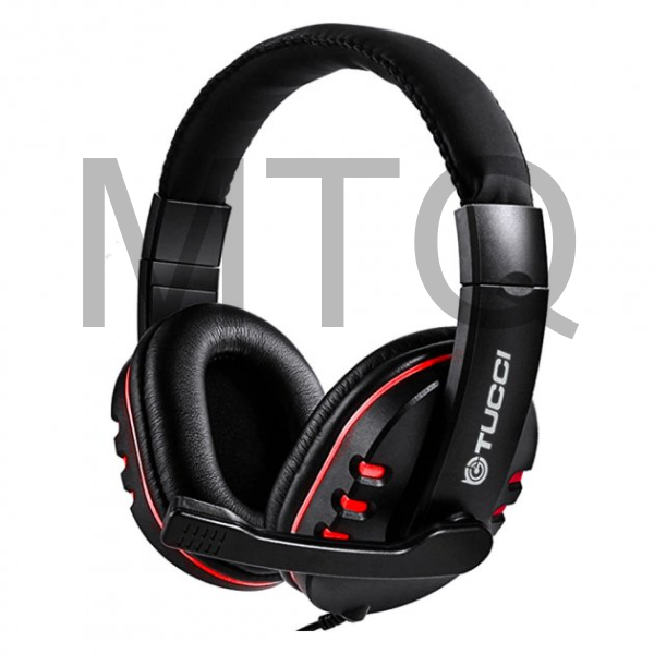 Наушники проводные с микрофоном TUCCI A5 черный