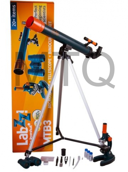 Микроскоп LEVENHUK LABZZ MTВ3: микроскоп, телескоп и бинокль