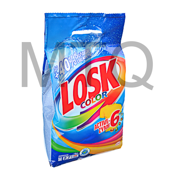 Стиральный порошок LOSK Стиральный порошок Лоск Автомат Инт Колор 2,7кг/3кг для цветного белья, 2251
