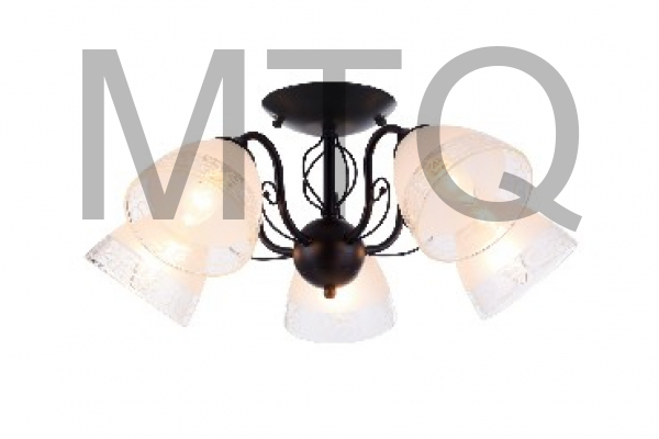 светильник ESCADA 667/5PL E14*60W черный